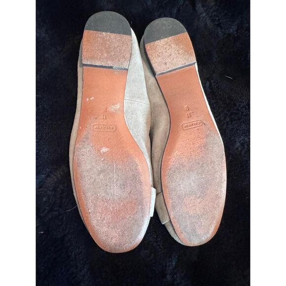 coach leather goods 1941 ballet flats suede buckle - Picture 5 of 7